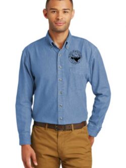 Mens Long Sleeve Denim Shirt