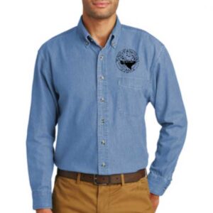 Mens Long Sleeve Denim Shirt