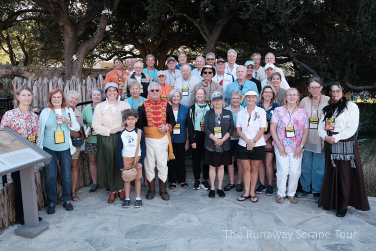 The Runaway Scrape Tour Participants Alamo Plaza