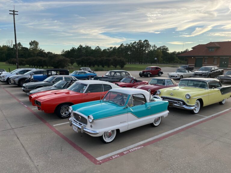 Come join us with your vintage car driving the North Texas back roads!