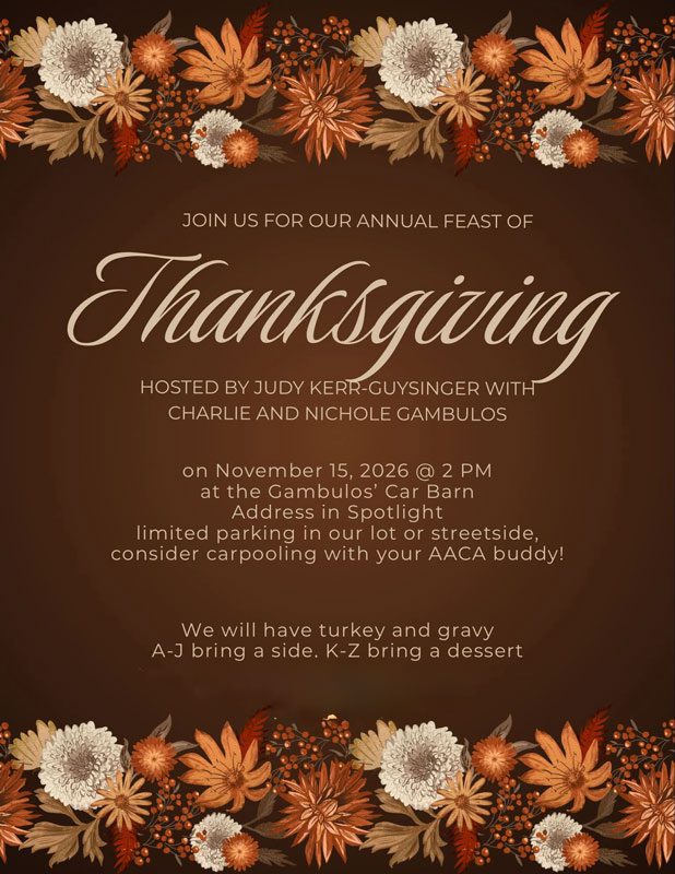 November Thanksgiving Meeting